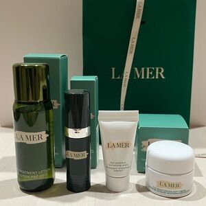 Brand new 4-piece La Mer GWP set treatment lotion soft cream